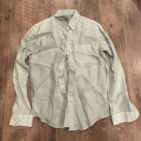 Abercrombie & Fitch Green Button Down Size Medium - Picture 1 of 5